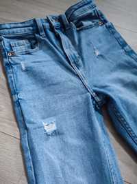 Spodnie 32 jeans niebieskie j nowe Sinsay