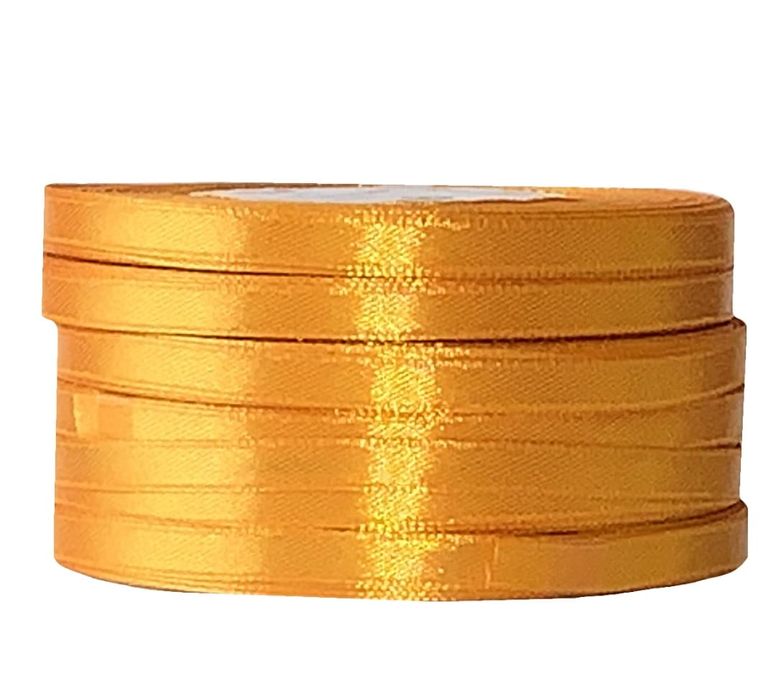 Tasiemka satynowa 12 mm Złoty 8016 (32mb). kufer-pasmanteria.pl