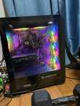 pc gaming setup.