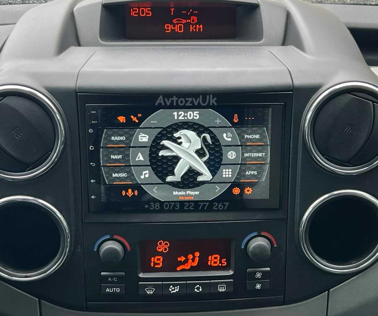 Магнитола Citroen BERLINGO Peugeot PARTNER Opel COMBO CARGO Android 14