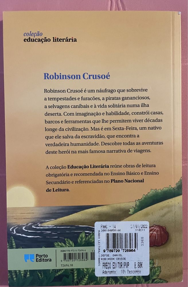 Robinson Crusoé- Daniel Defoe- Leitura Recomendada 6o ano