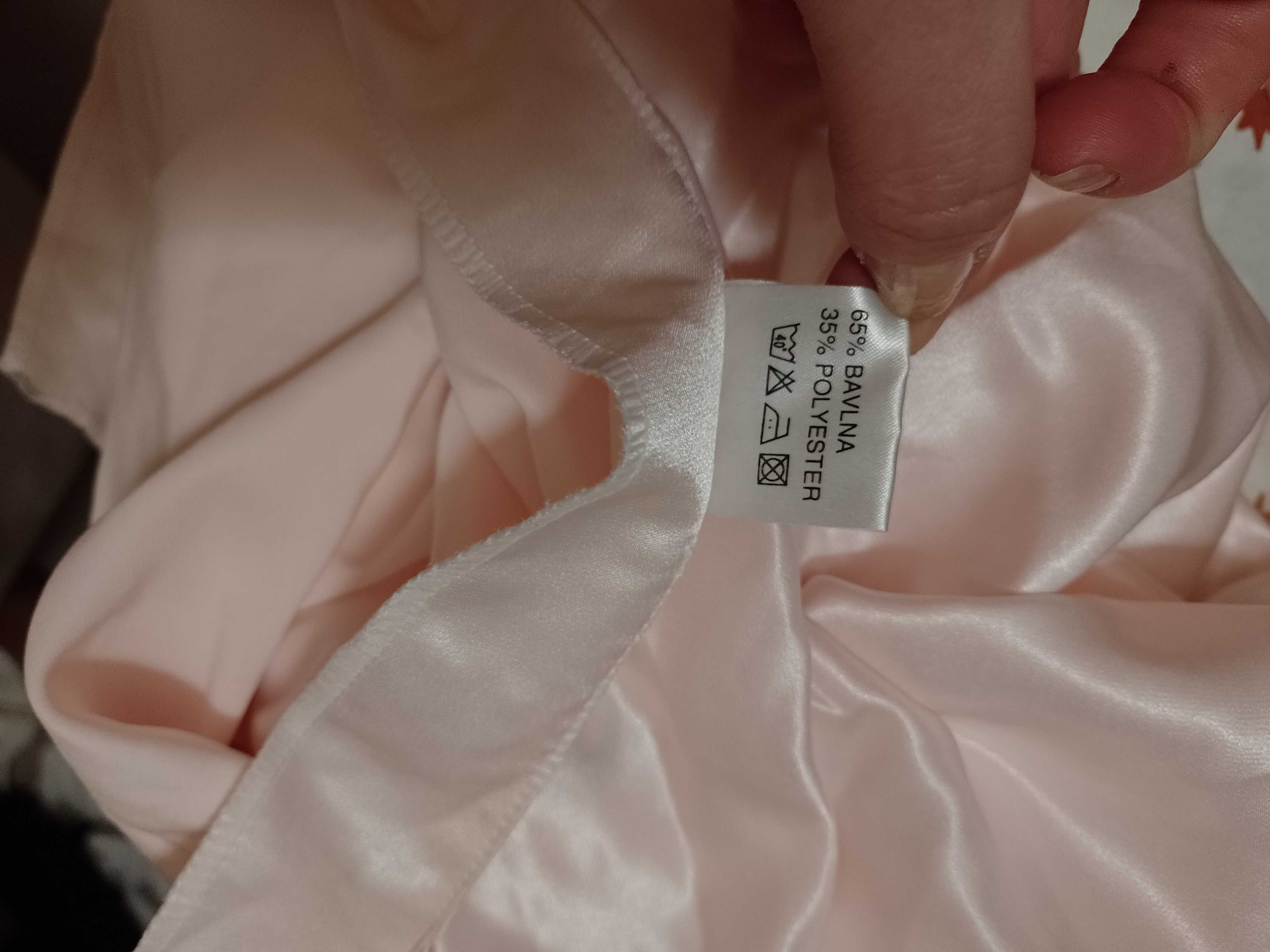 (36/38) (S/M) Różowa halka z Londynu, koszulka nocna