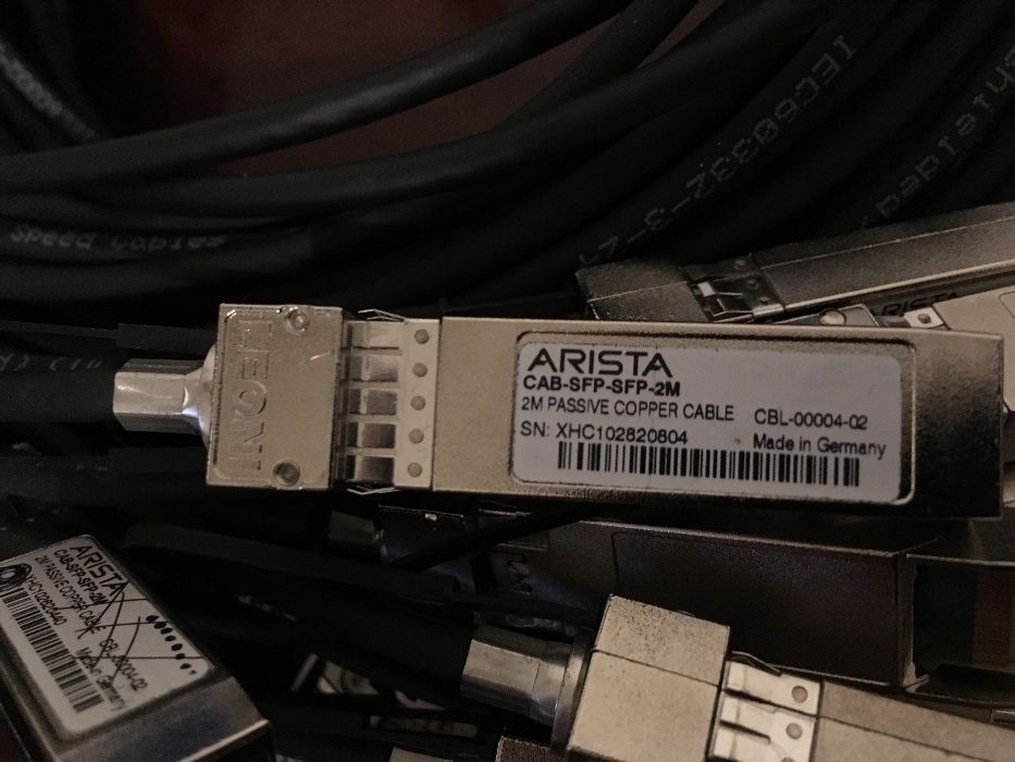 Кабель 10Gbps 1M -7M CISCO Twinax SFP-H10GB DAC SFP+ direct attach