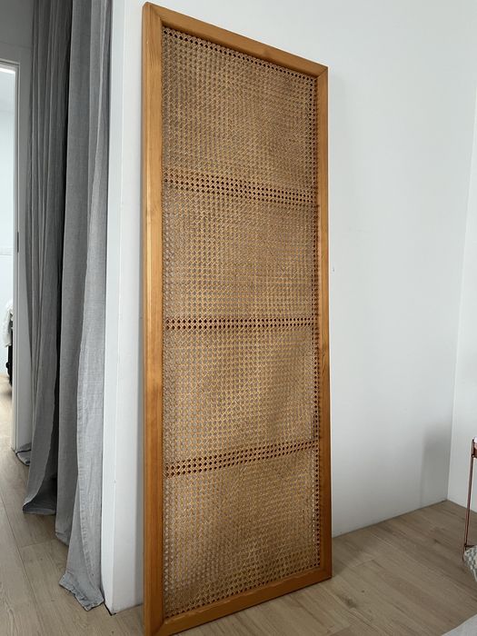 Wezgłowie do łóżka rattan