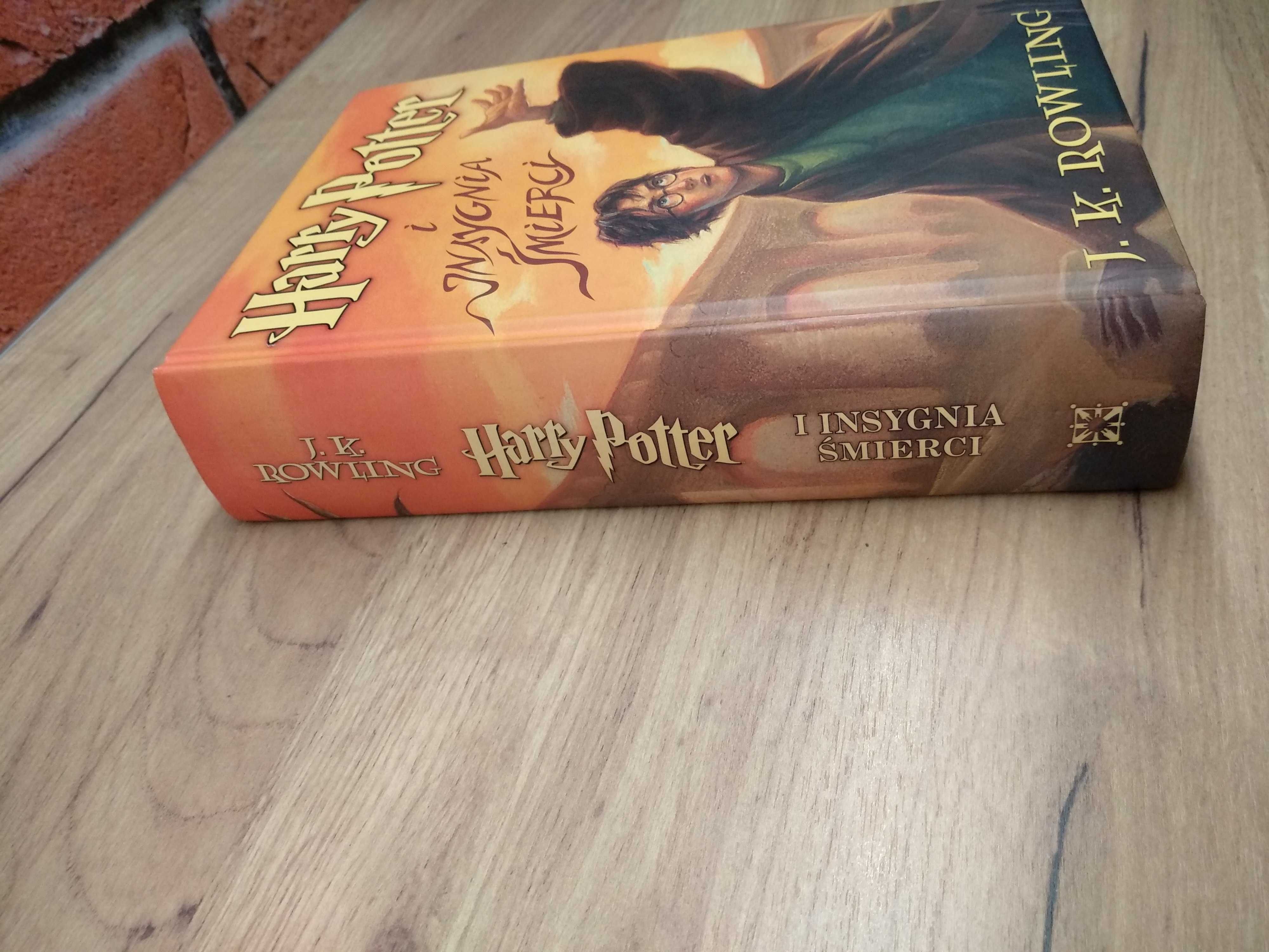 Harry Potter i Insygnia Śmierci stare wydanie pierwsze twarda oprawa