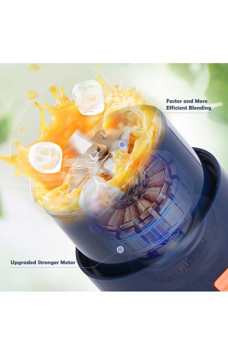 Блендер портативний, стакан-блендер 600мл
