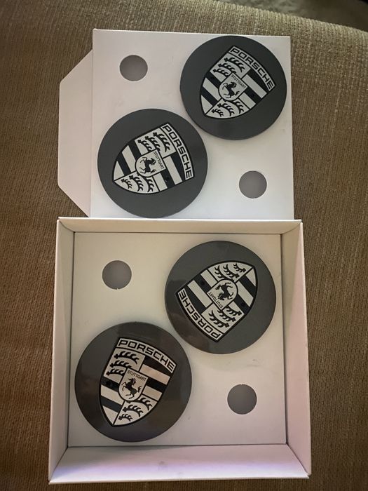 Porsche Tampas Logotipo Jantes