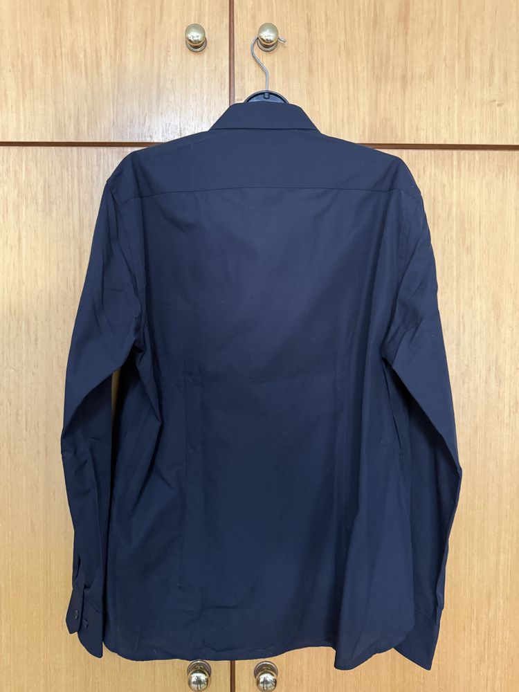 Camisa preta slim fit