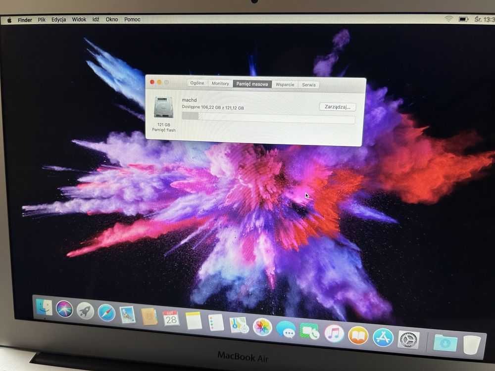 Apple MacBook Air A1369 1.86Ghz 2GB 128GB SSD Bat. 71 cykli