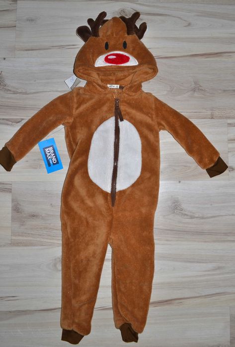 93^ renifer strój przebranie piżama 3/4 Lat_ 98/104