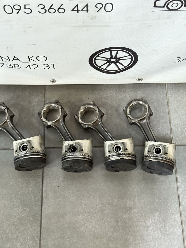 Поршень шатун Mitsubishi Pajero,L200,Hyundai H200,Galloper 4D56 2.5 TD