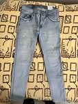 Jeans slim fit para homem cor celeste