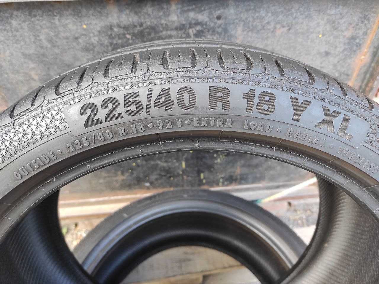 Barum Bravuris 3 HM 225/40r18 92Y 2шт, 15год, 5,5мм, ЛЕТО из Германии