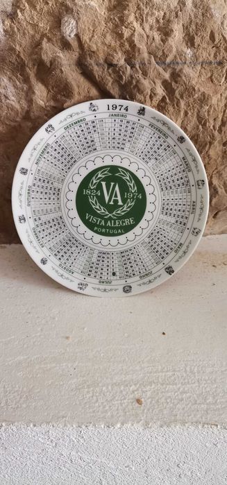 Prato comemorativo dos 150 anos da vista alegre -1974