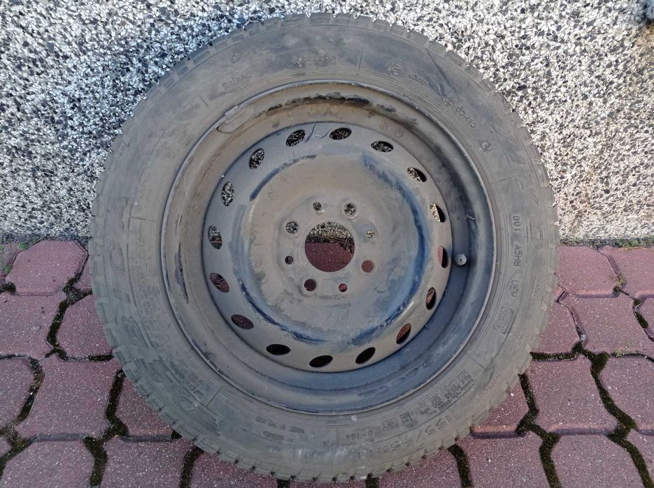 Koło zapasowe, felga stalowa fiat Seicento,  Panda.