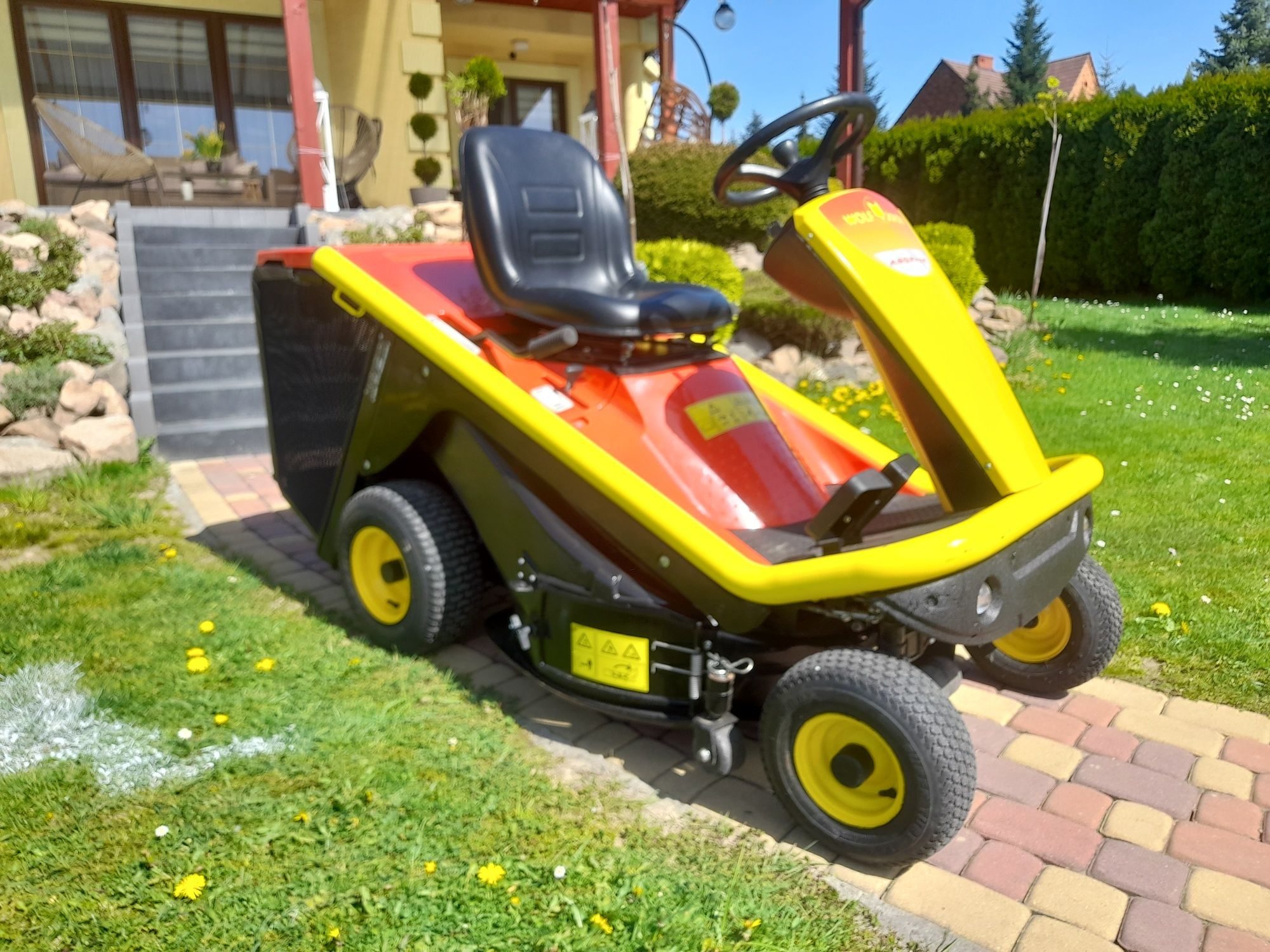 Traktorek kosiarka VOLF- jardin,etesia kawasaki, profesjonalny,120godz