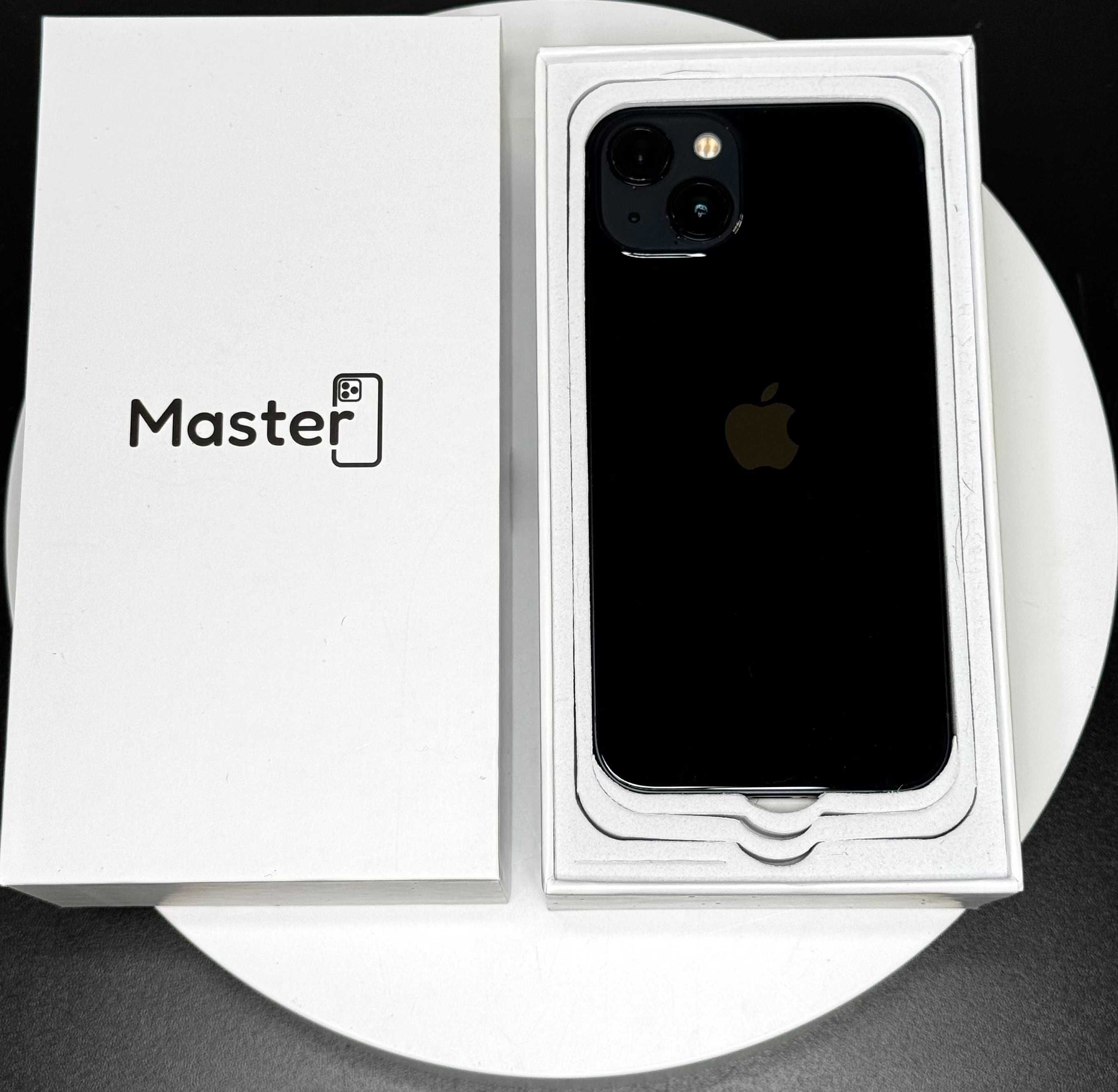 Apple iPhone 13 128GB Midnight jak nowy 100% bat 6msc gwarancji