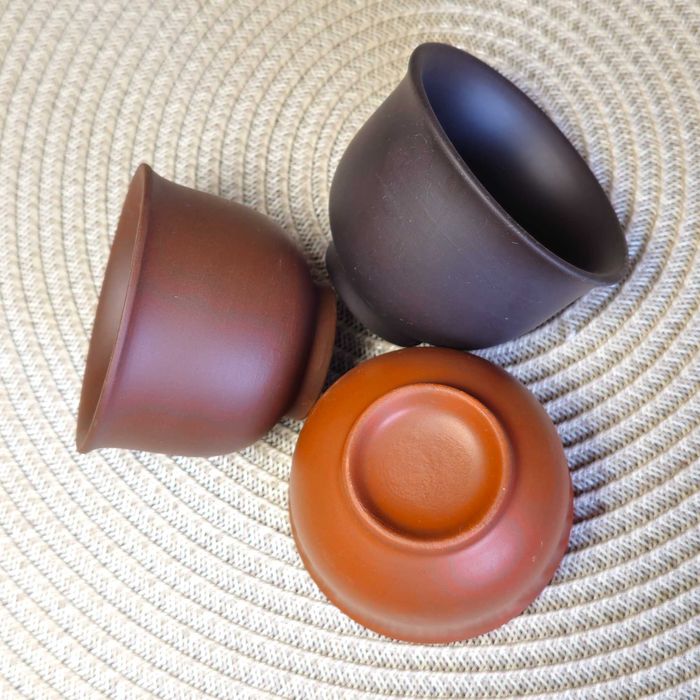 Піала 100мл • з ісинської глини • у формі кубка • для чайної церемонії