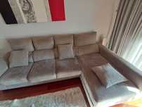 Sofá com chaise long