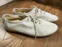 Białe buty do tańca miękkie tenisówki sznurowane rozm 39