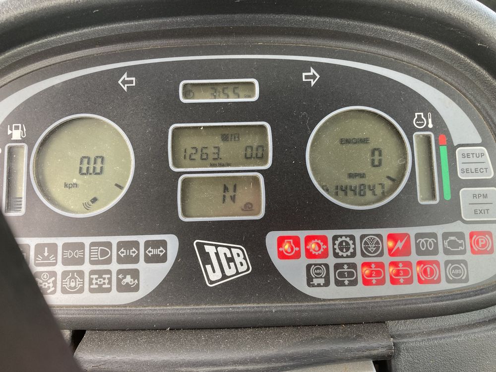 JCB Fastrac 3230 + przyczepa