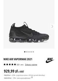 Nike Vapormax 2021 FK Triple Black 42,5