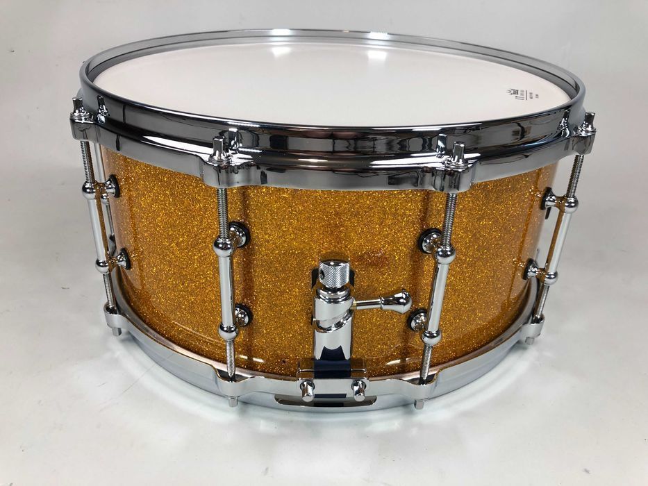 Polmuz Maple 14" x 6,5" Model 2 - Werbel Gold Sparkle - Die Cast