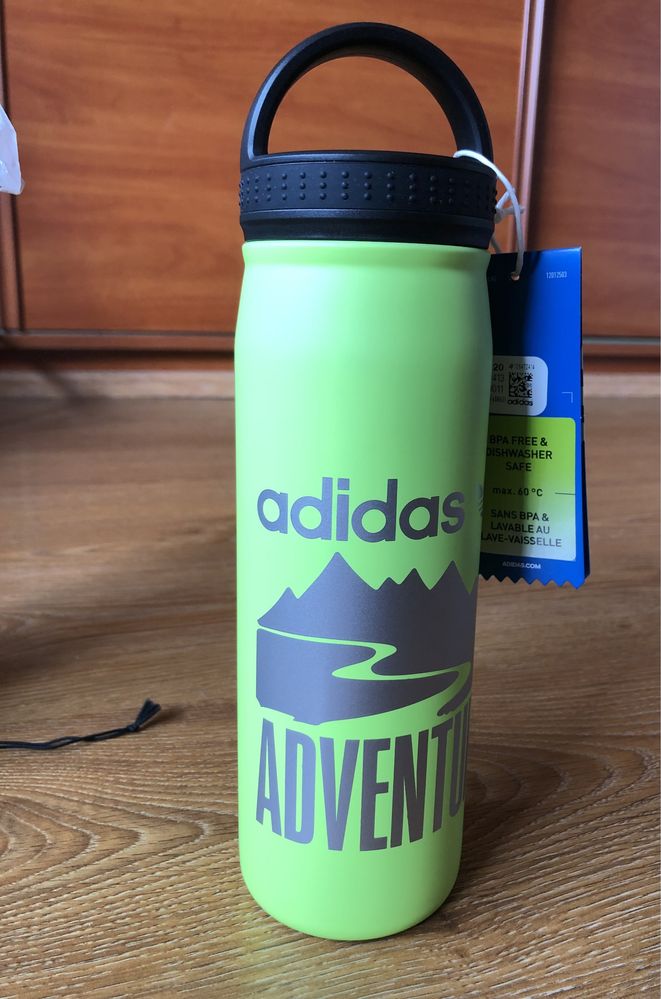 Termos bidon Adidas Originals 800ml metal pistacjowy VITKAC