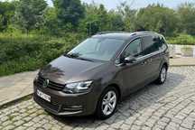 Volkswagen Sharan DSG 2.0TDI, 184KM, Faktura VAT23%, Salon POLSKA, Elektryczne drzwi