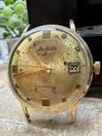 Stary pozlacany niemiecki zegarek Glashutte Spezimatic