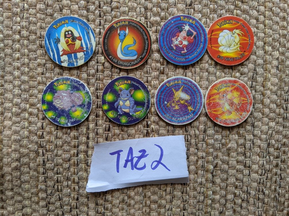 tazos pokemon matutano