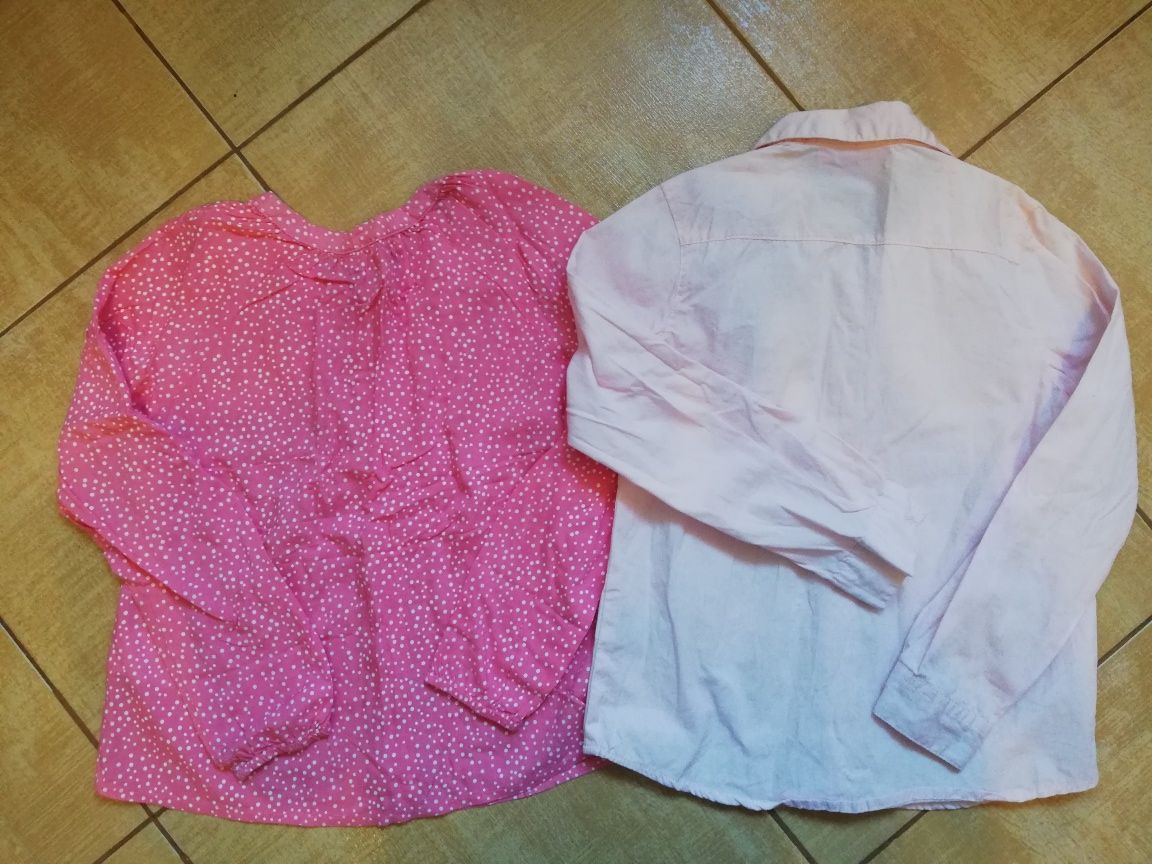 JAK NOWA koszula Daisy Minnie Myszka różowa w kropki 2 szt. SUPER