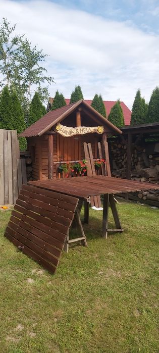 Ogrodzenie Płot sztachetowy z furtka i słupkami 180 wysoki