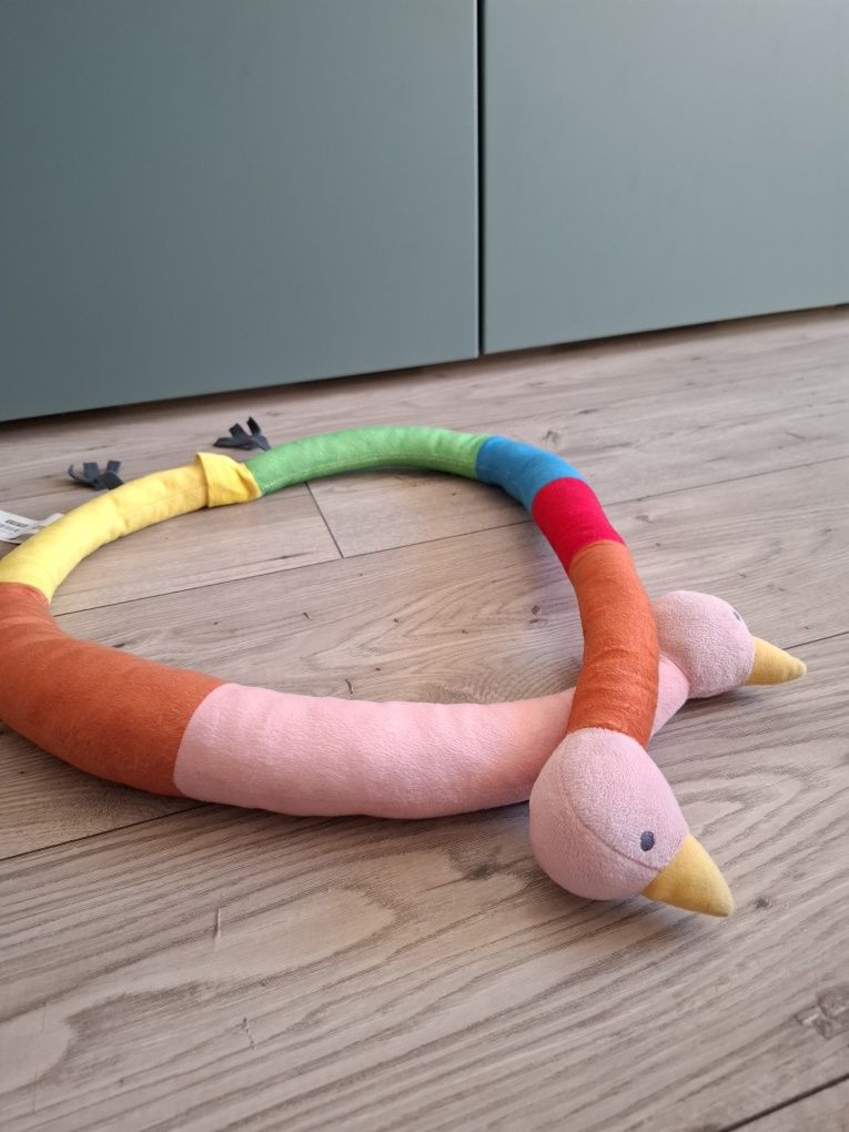 Sagoskatt Ikea maskotka kura wąż długa przytulanki małych projektantów