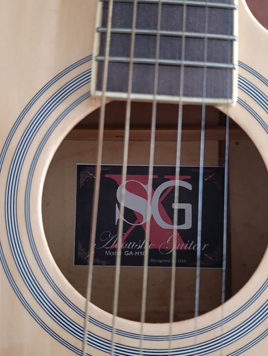 Guitarra acústica electrificada SG H-10