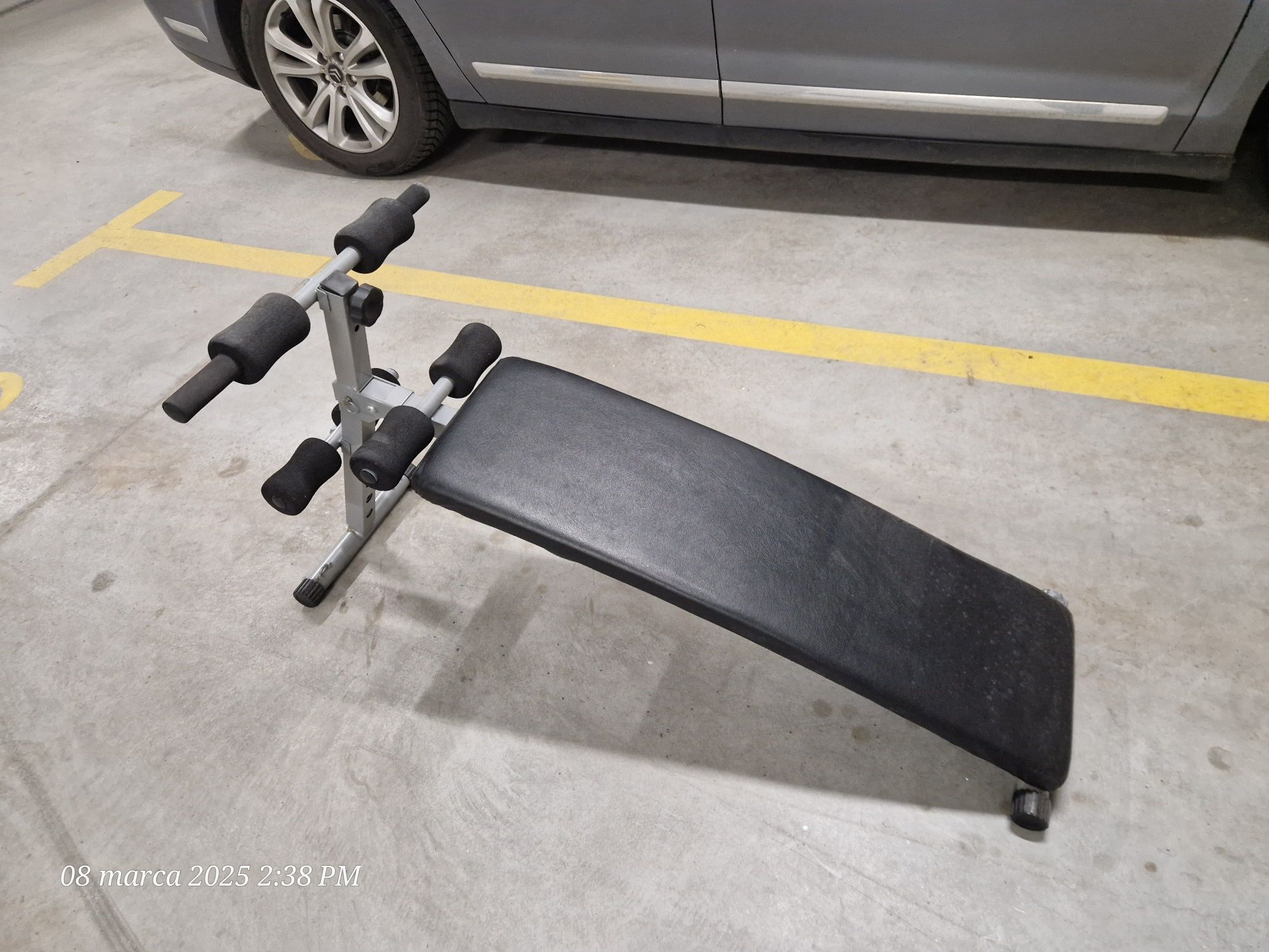 Hantle Kawmet + ławeczka zestaw, 22,5 kg x2,