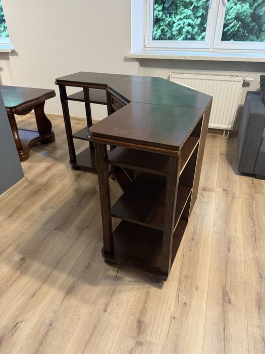 Drewniana narożna RTV