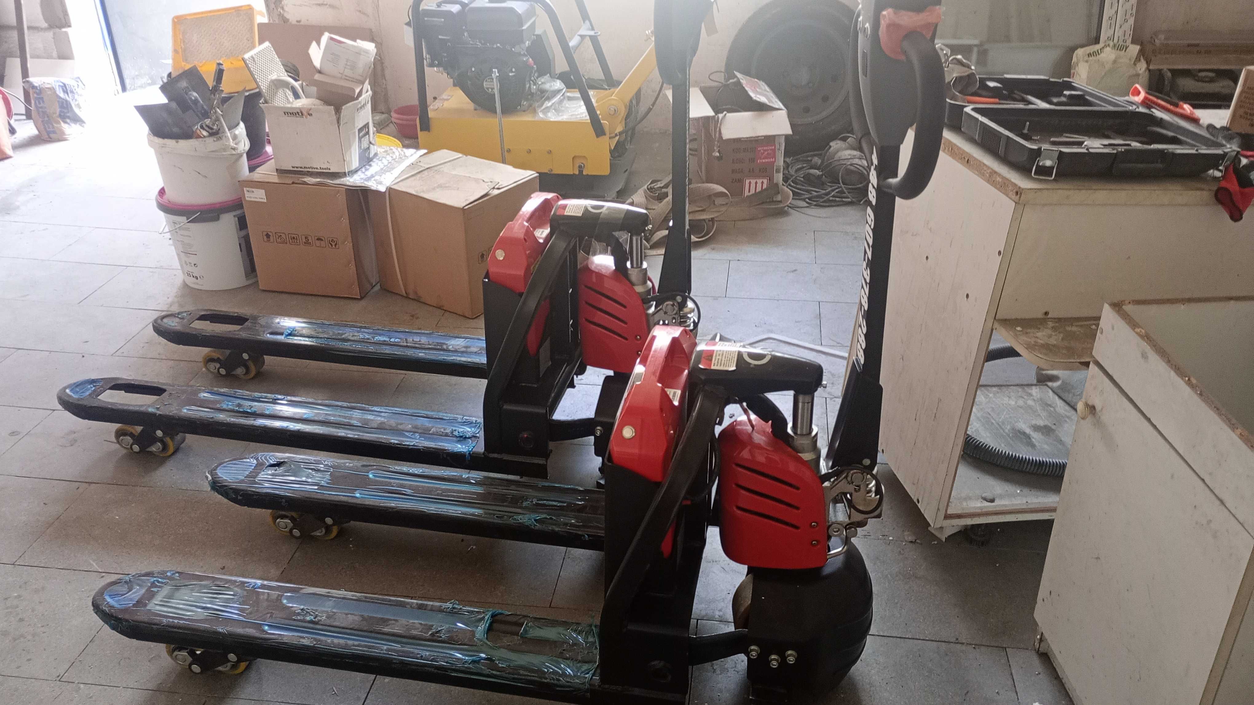 NOWY Paleciak EP -15 S,15L ,1500 kg wózek paletowy elektryczny