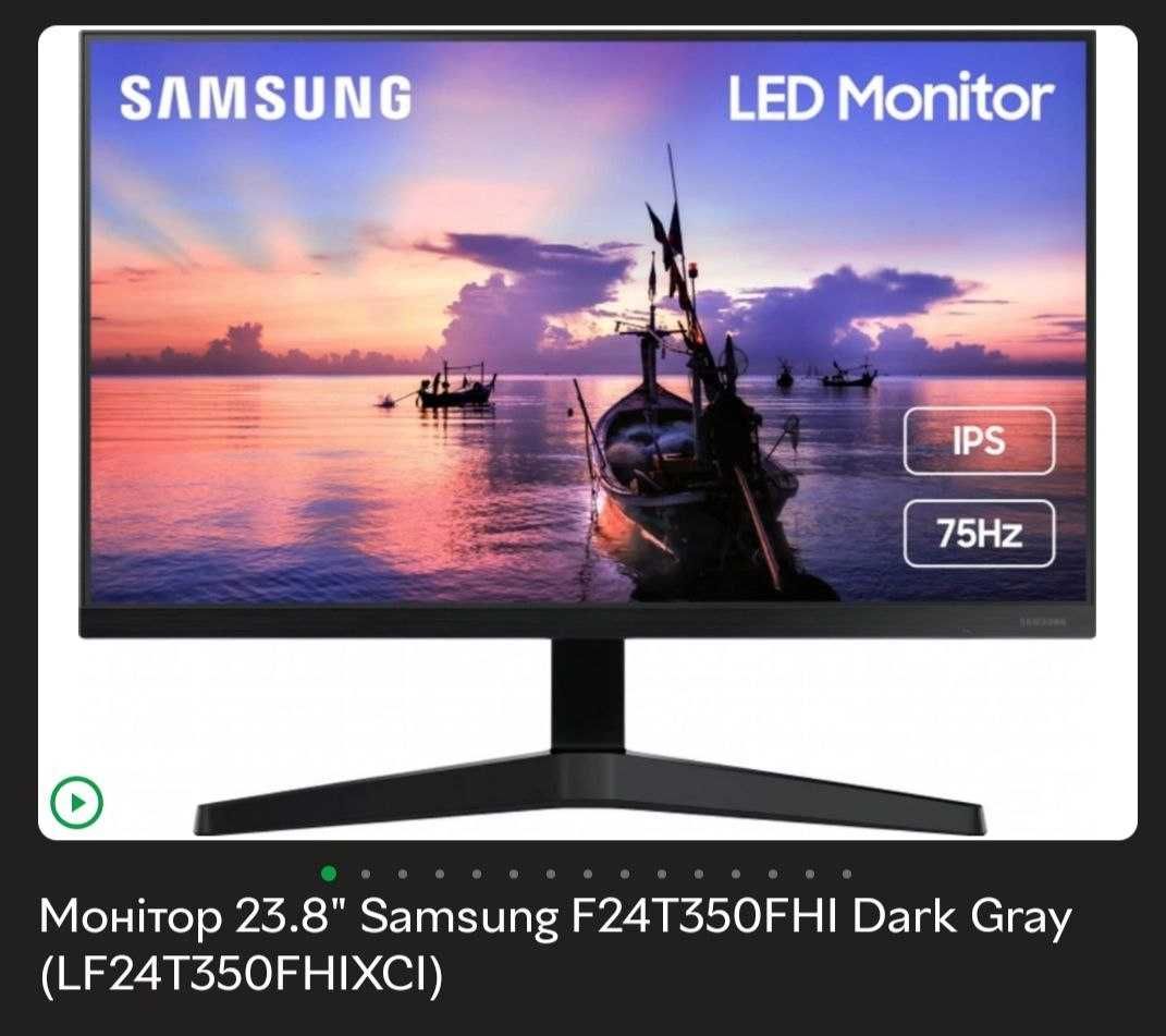 Продам Монитор 23.8" Samsung F24T350FHI Dark Gray