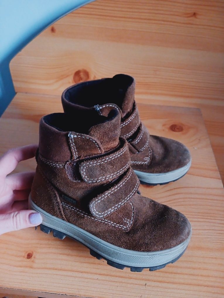 Дитячі чоботи Superfit 26 розмір замшеві ботинки сапожки