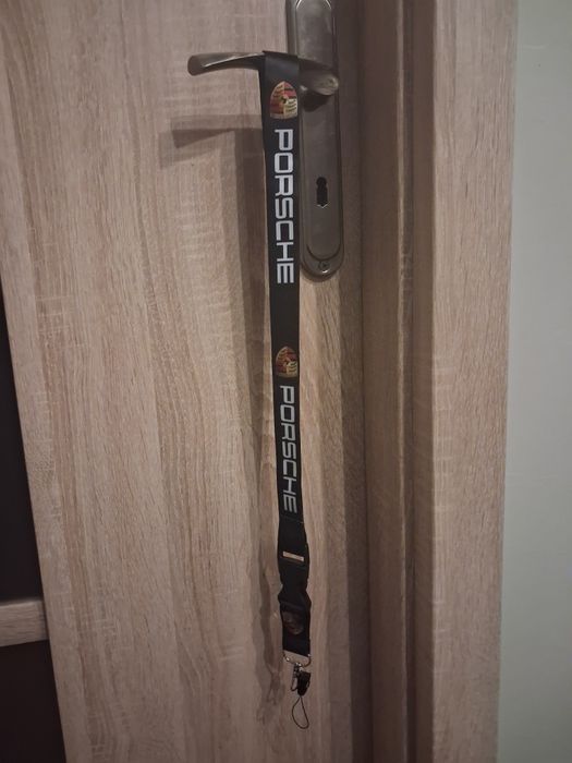 Smycz z brelokiem do kluczy Porsche