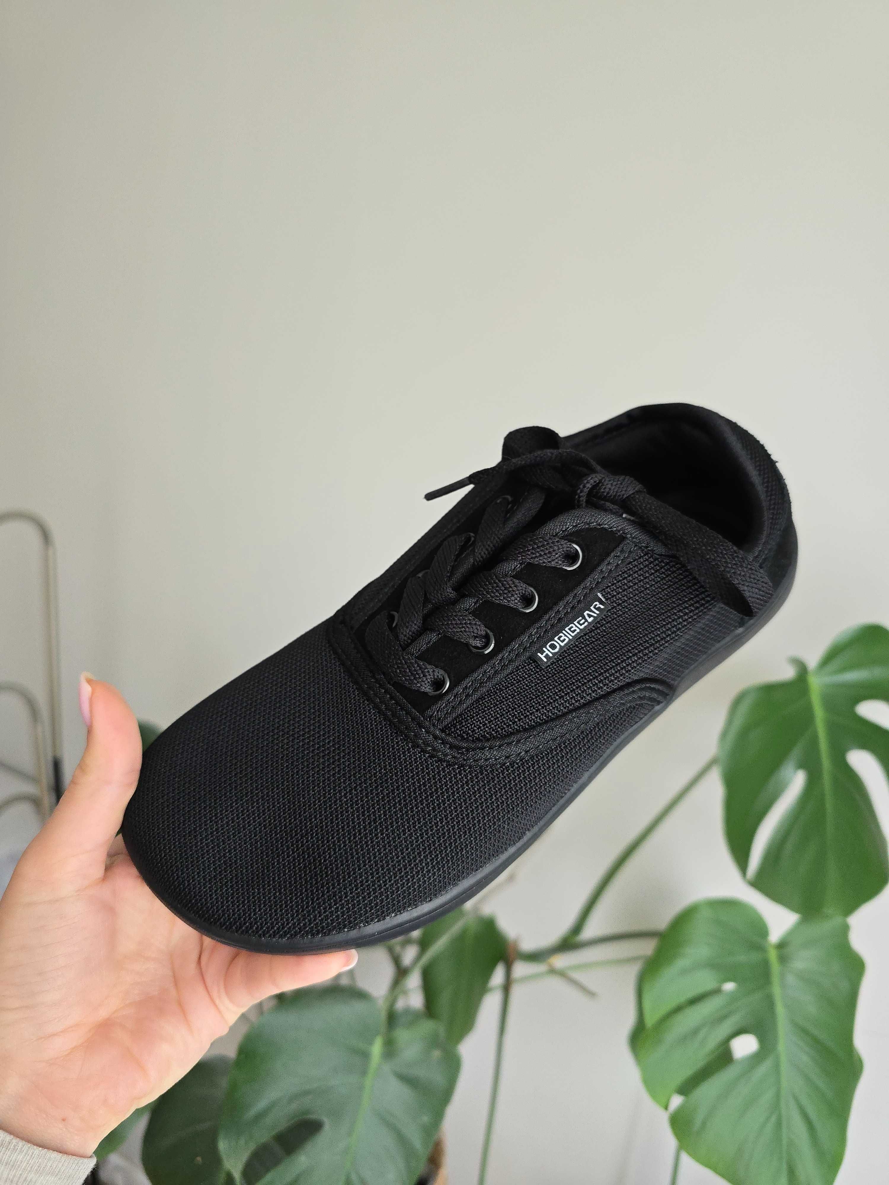Czarne buty barefoot Hobibear, nowe, rozmiar 39