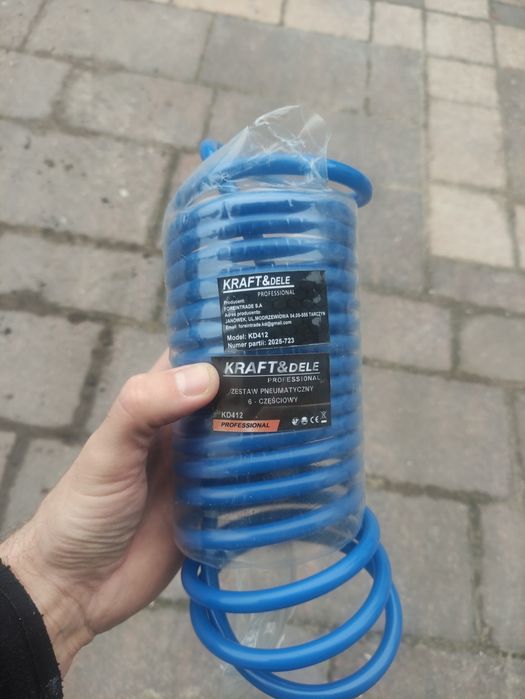 Wąż przewód pneumatyczny do sprężarki , do kompresora , nowy . 5m