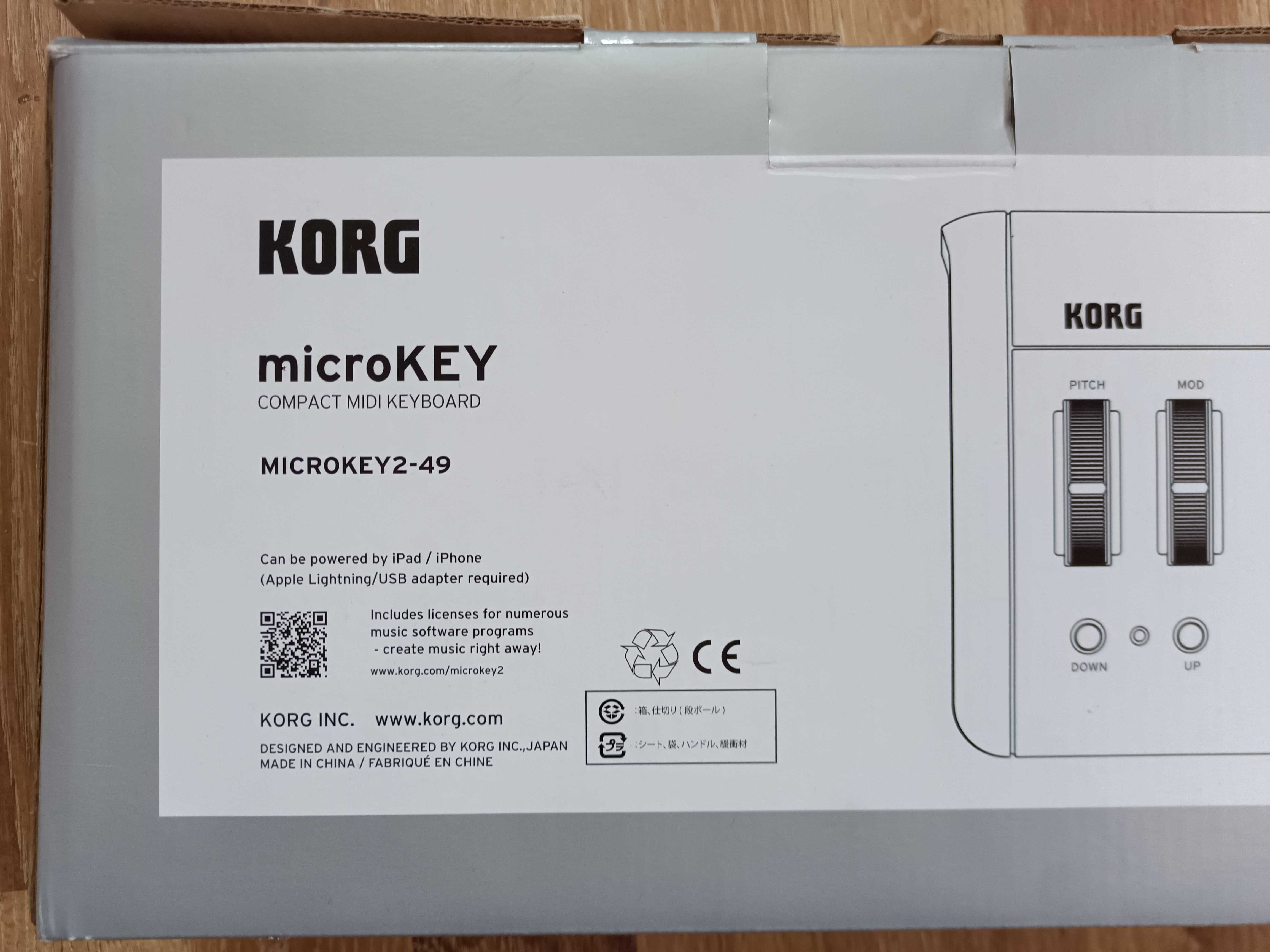 Korg MicroKEY2-49 USB MIDI контроллер