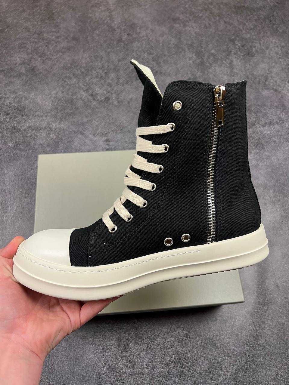 Rick Owens Ramones Black White Оригинал
