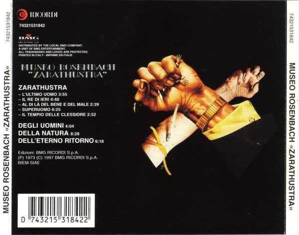 MUSEO ROSENBACH- ZARATHUSTRA- CD-płyta nowa , zafoliowana