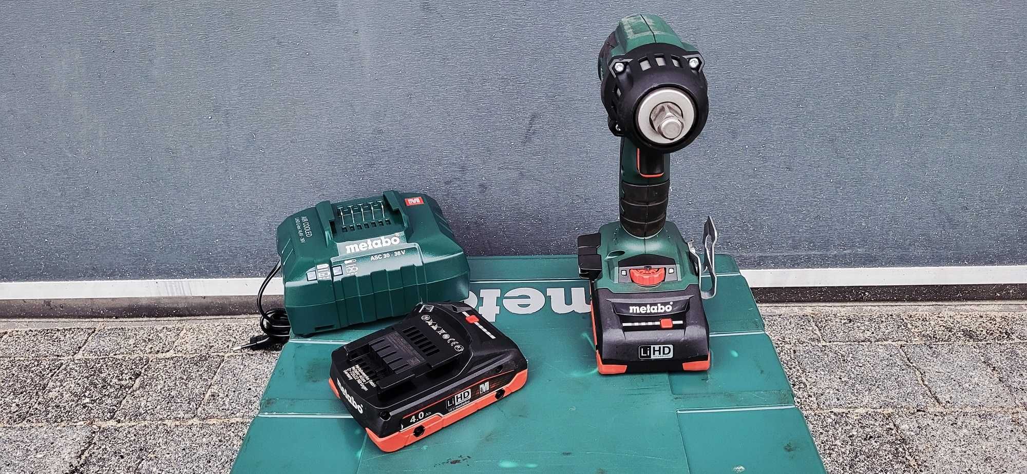 Klucz udarowy Metabo SSW 18 LTX 400 BL + 2aku Zakrętak jak Nowy!!