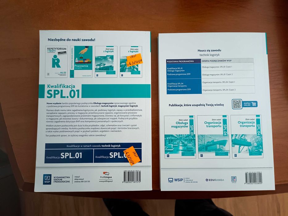 Obsługa Magazynów Spl 01   czesc 1 i 2  nowe podreczniki