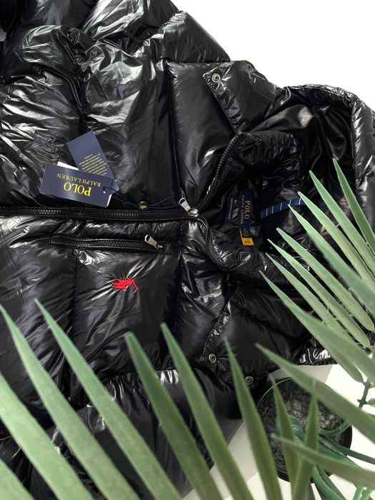 Куртка пуховик Polo Ralph Lauren чорна чоловіча зимова