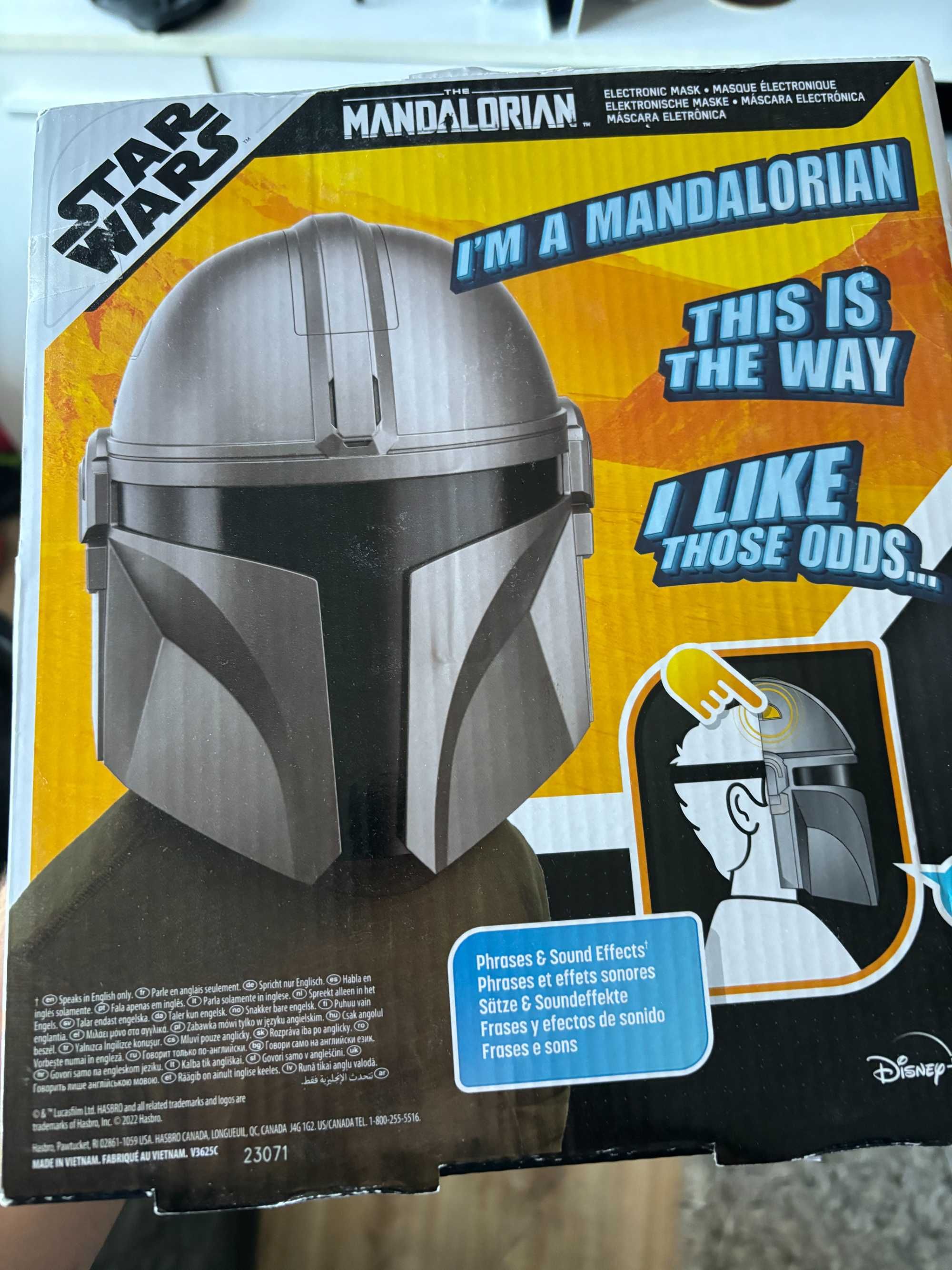 Interaktywna maska Hasbro Star Wars The Mandalorian (dźwięki)